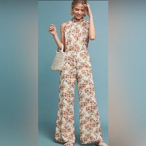 Anthropologie Ali & Jay jumpsuit in Ecru Floral